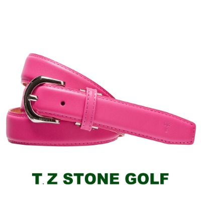 [ITALY SERIES][티지스톤]T.Z STONE-TZ1D501PK GOLF클래식 프리미엄 이태리카프핑크 여자 골프벨트(사이즈:20~38인치 / 벨트 폭:2.5cm)